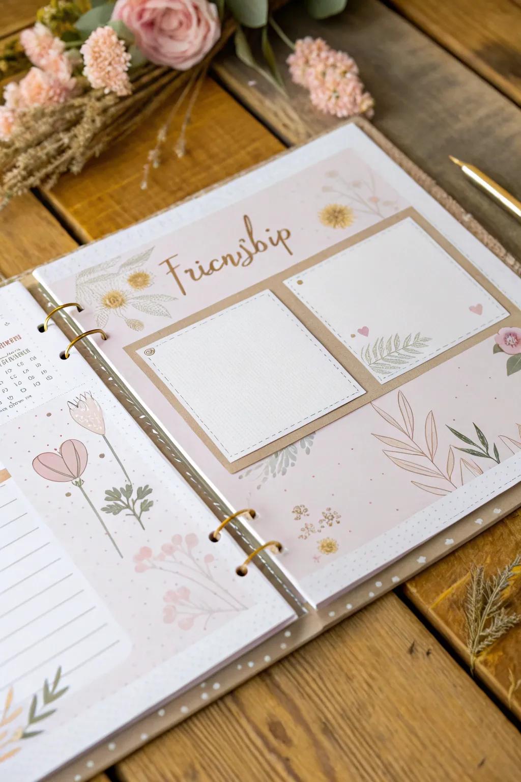 Celebrate special occasions with themed scrapbook pages full of color and personality.