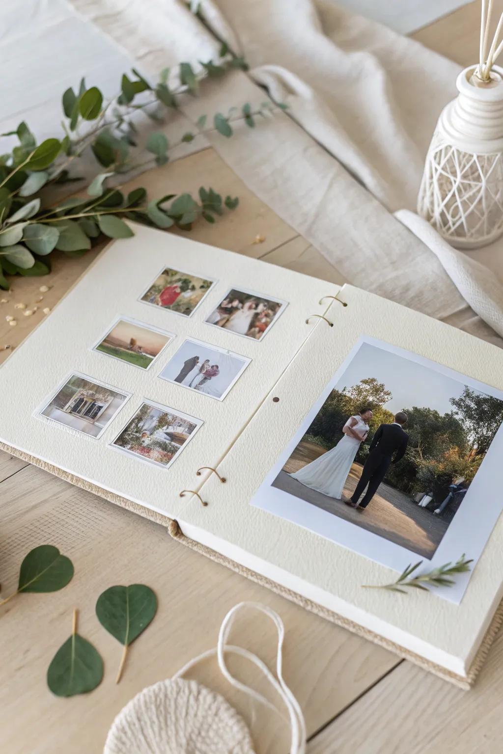 A sleek and minimalist photo collage that beautifully narrates your friendship.