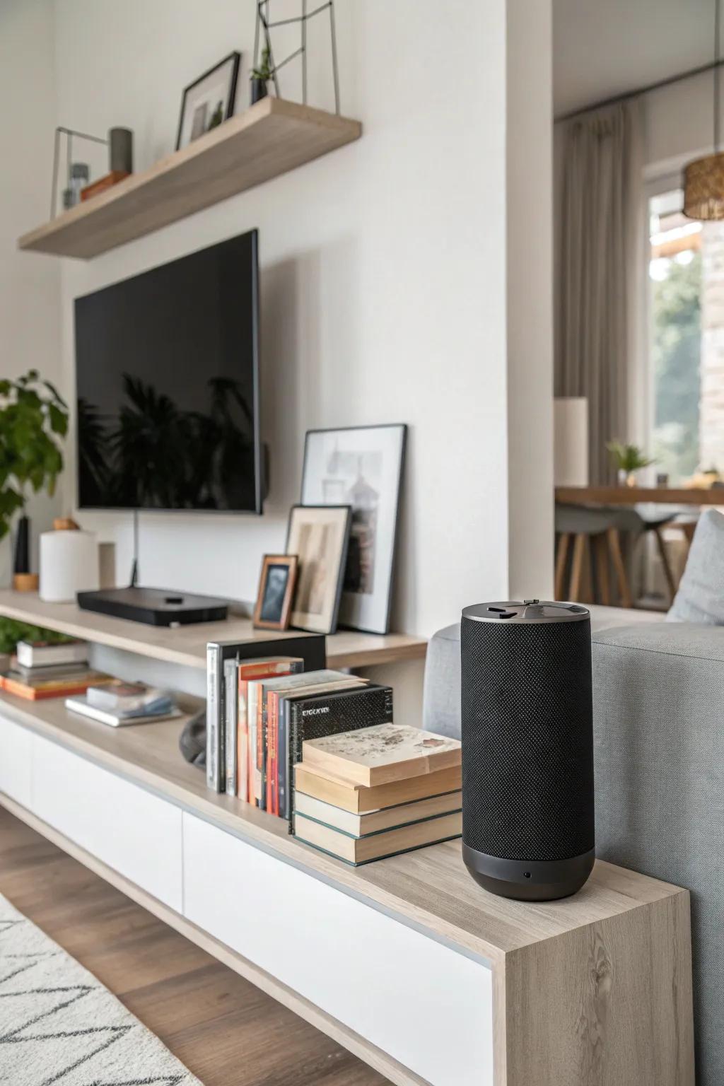 Smart home device enhancing convenience and lifestyle.