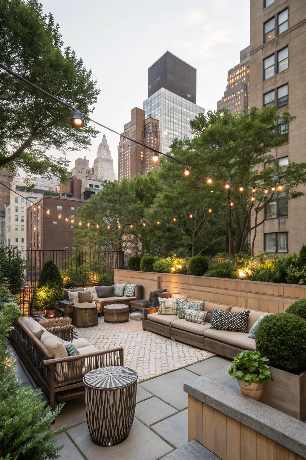 Add dimension with a multi-level backyard design.