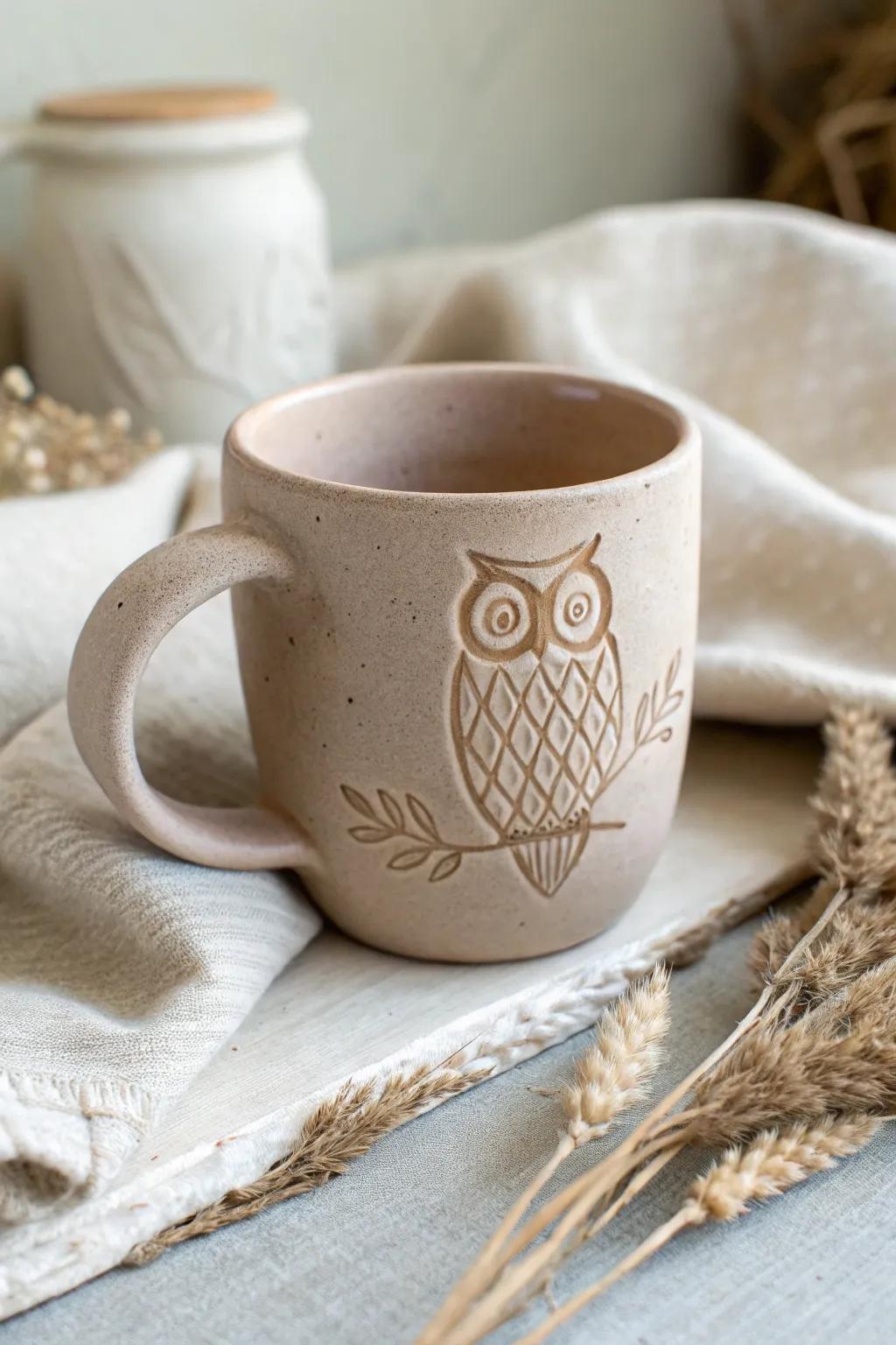 Celebrate wildlife with charming animal-themed clay mugs that add character to your collection.