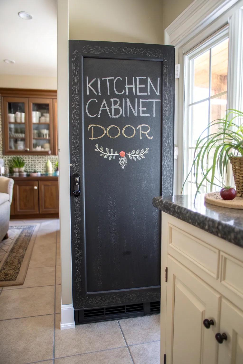 Add chalkboard paint to furniture for notes and creativity.