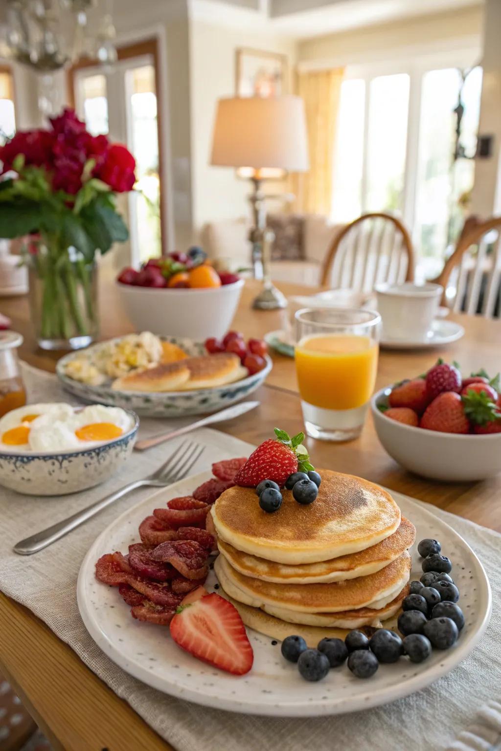 A delicious Father's Day brunch to start the day right.