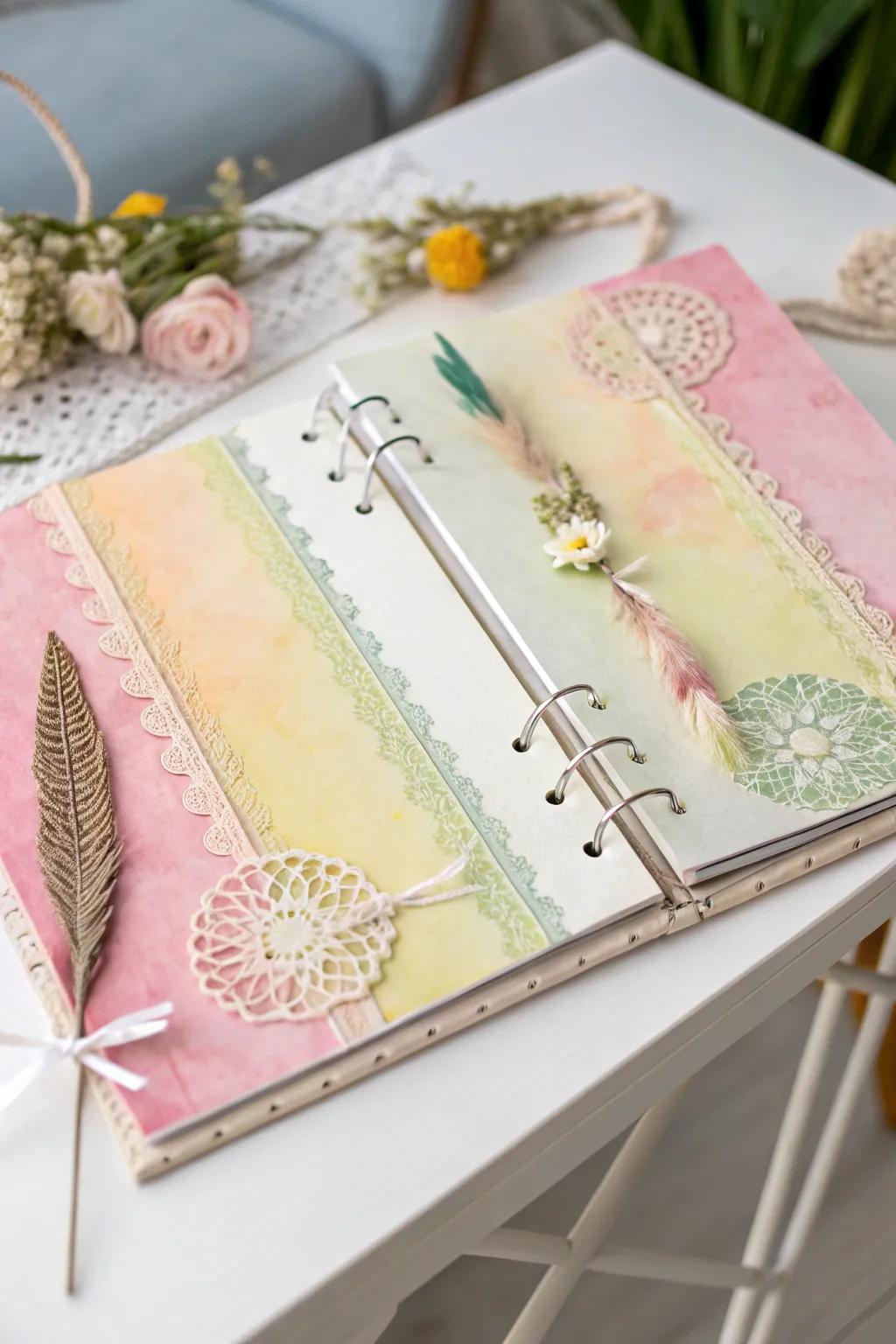 Celebrate joyful memories with colorful and lively scrapbook backgrounds.