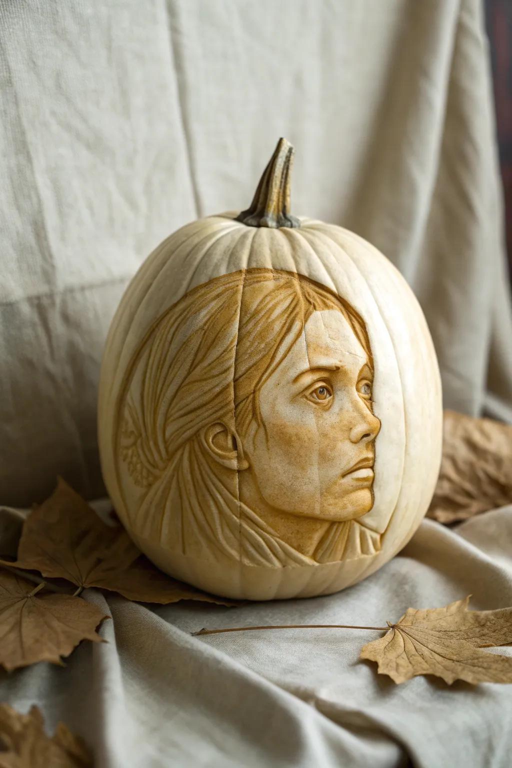 Master the art of pumpkin portraits with personality and flair.