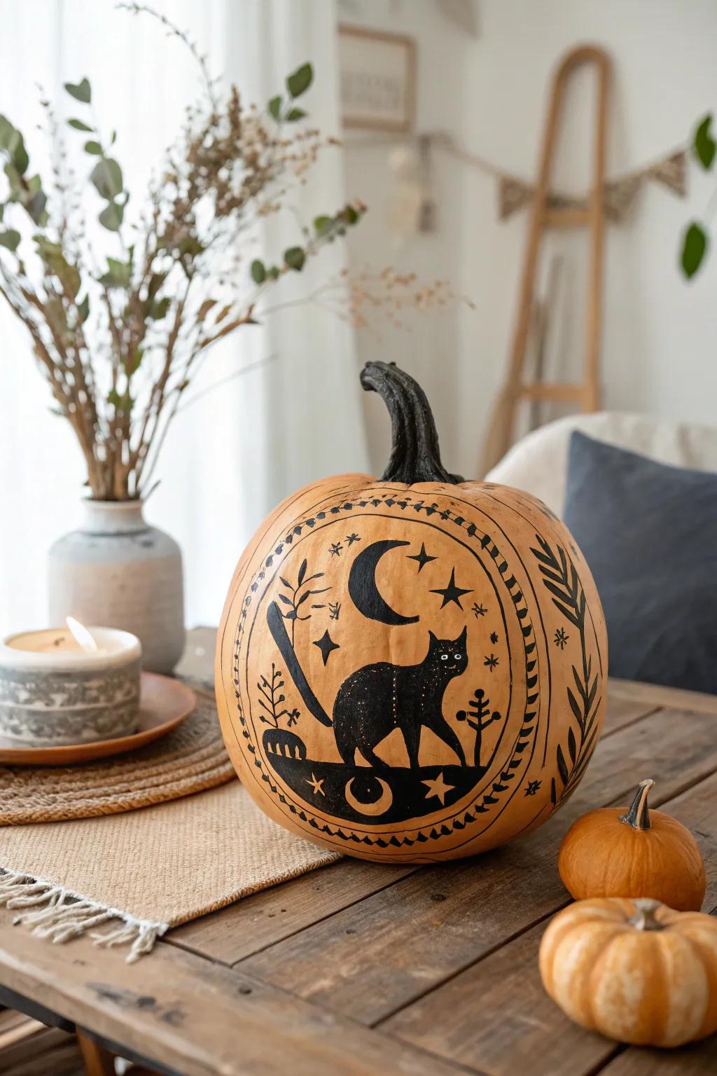 Bring timeless charm with vintage Halloween pumpkin designs.