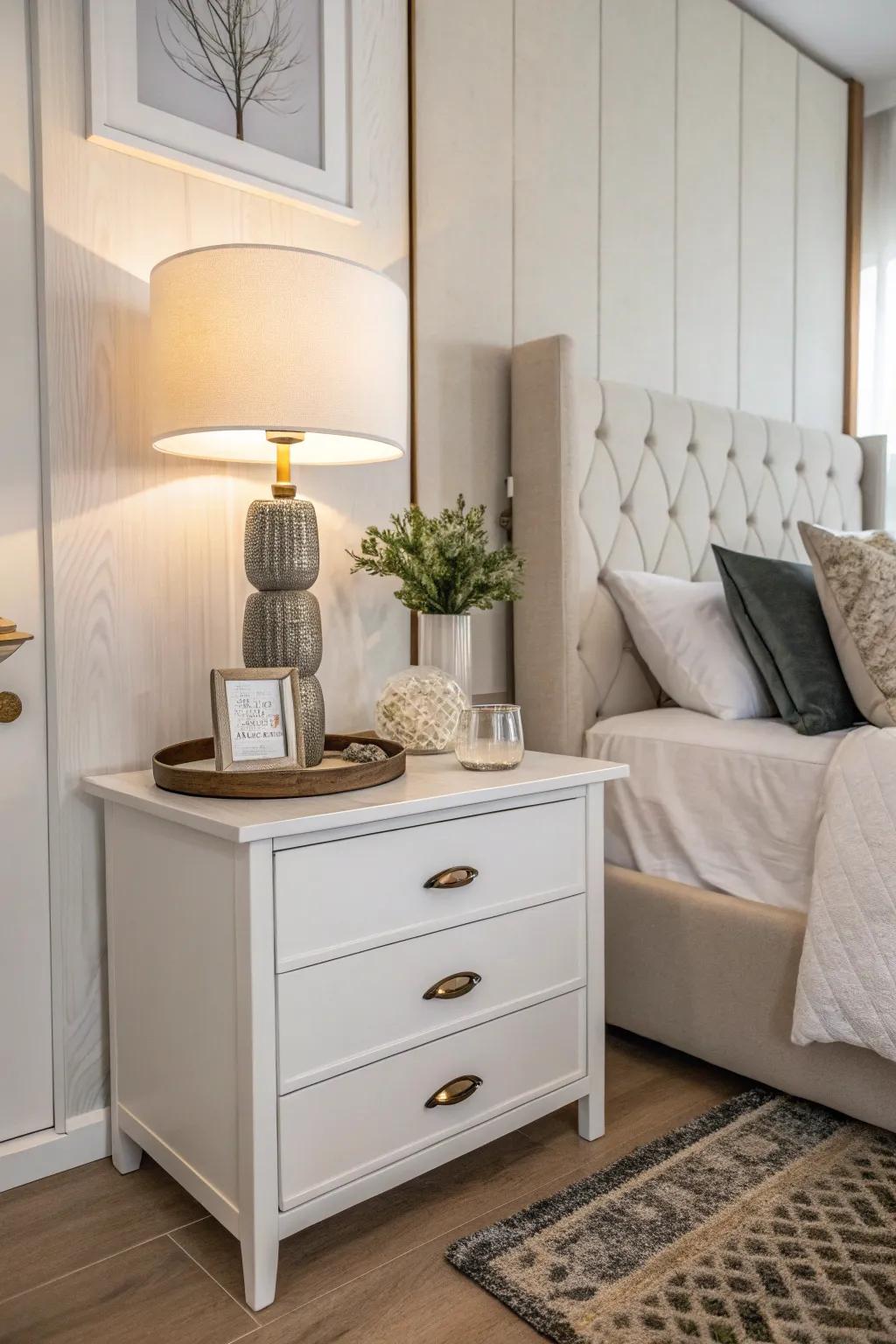 A monochromatic color scheme offers a polished and cohesive look.