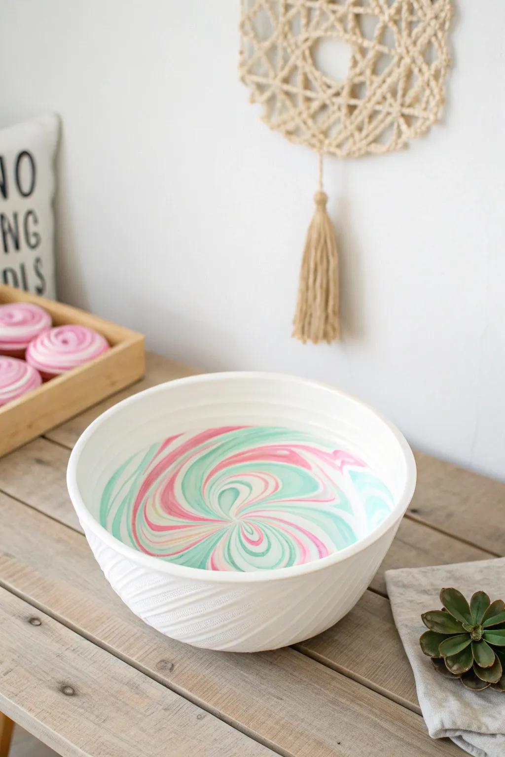 Experience the fun of spin art with simple household items.