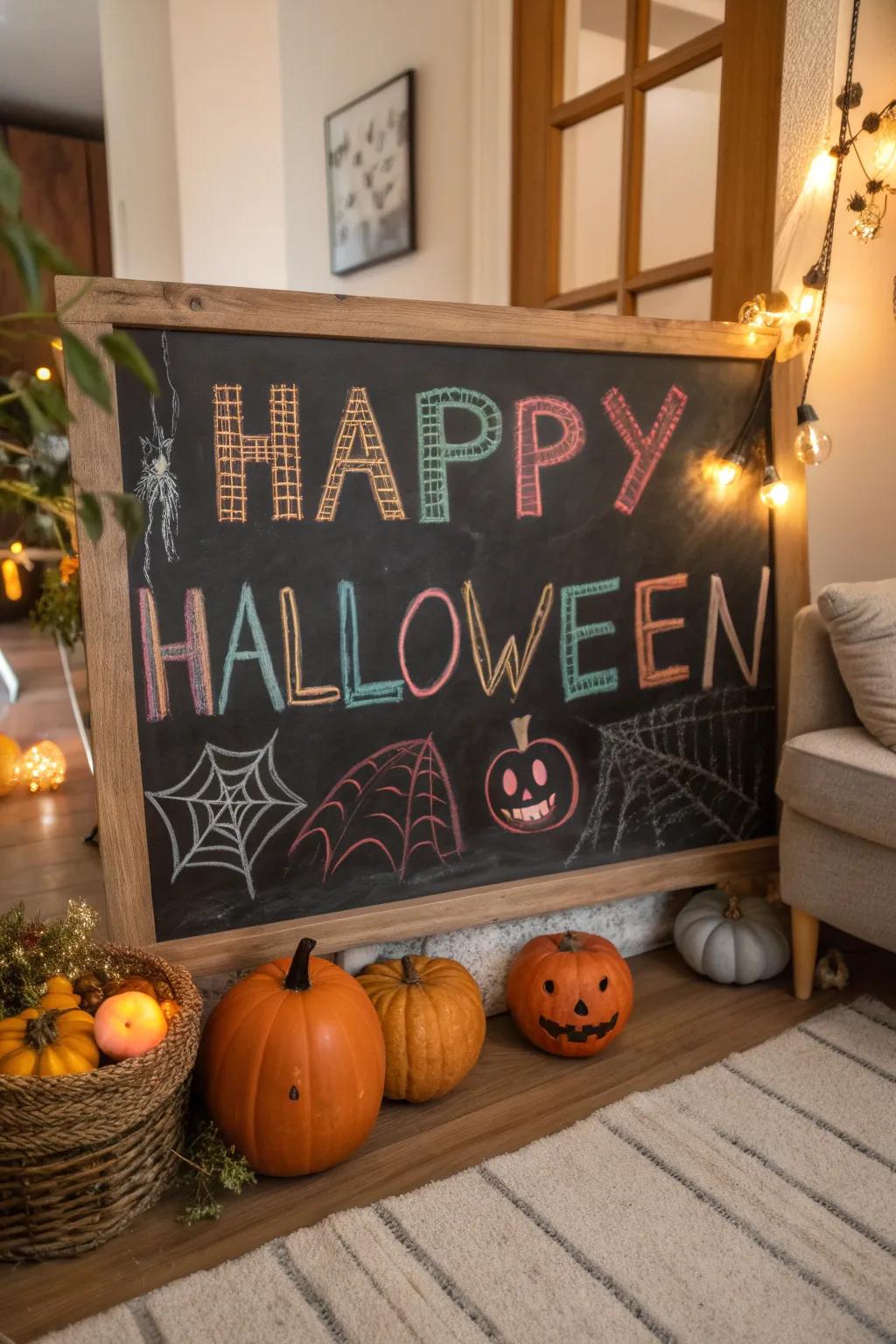 Chalkboard signs add charm and guide guests.