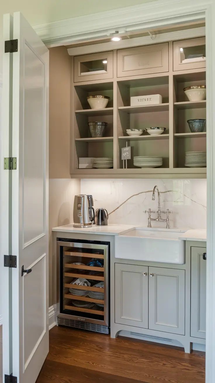 Hidden Butler's Pantry Makeover