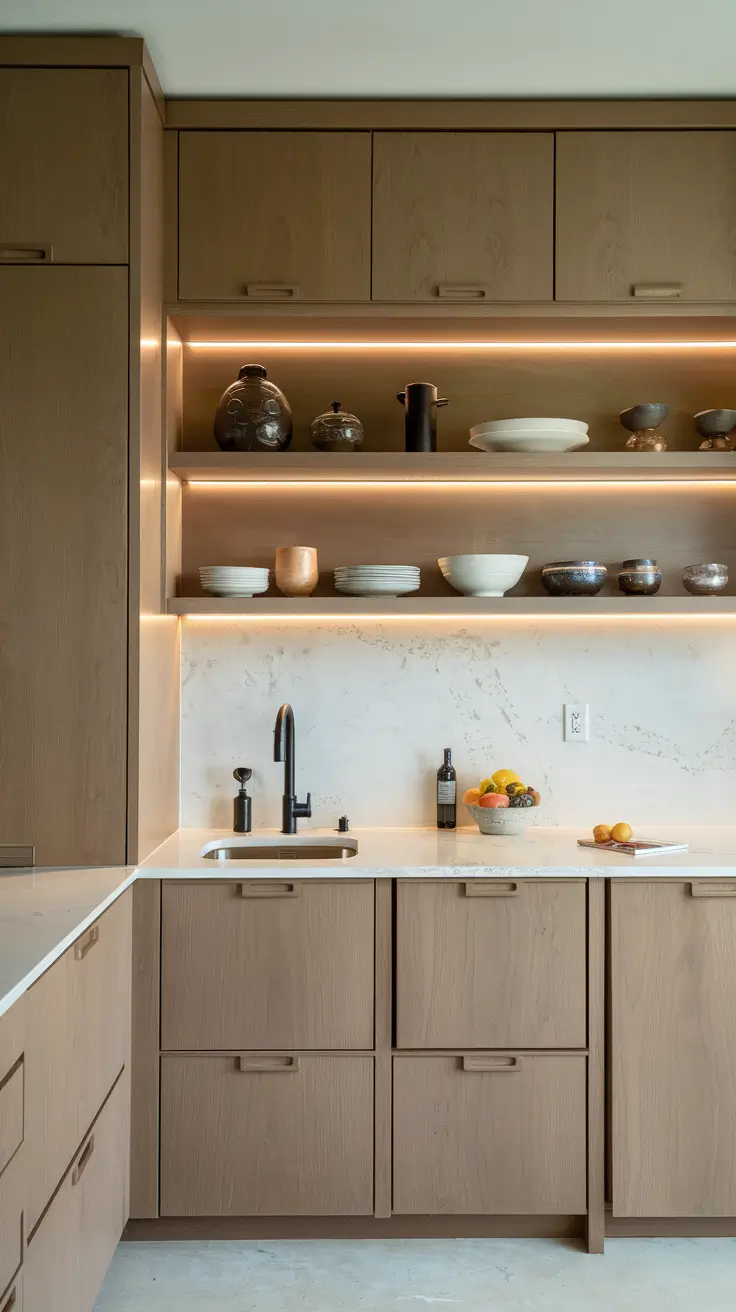 Seamless Hidden Pantry Door