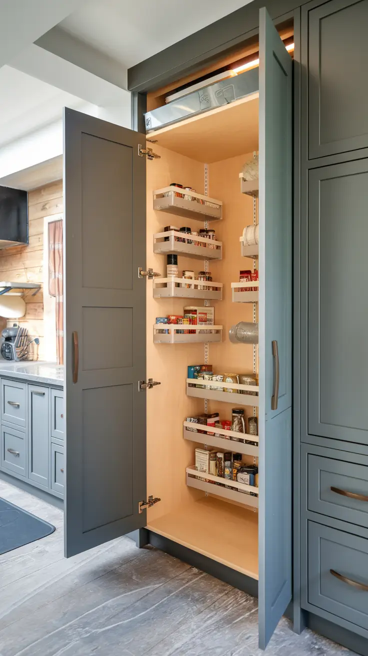DIY Hidden Pantry Door Project