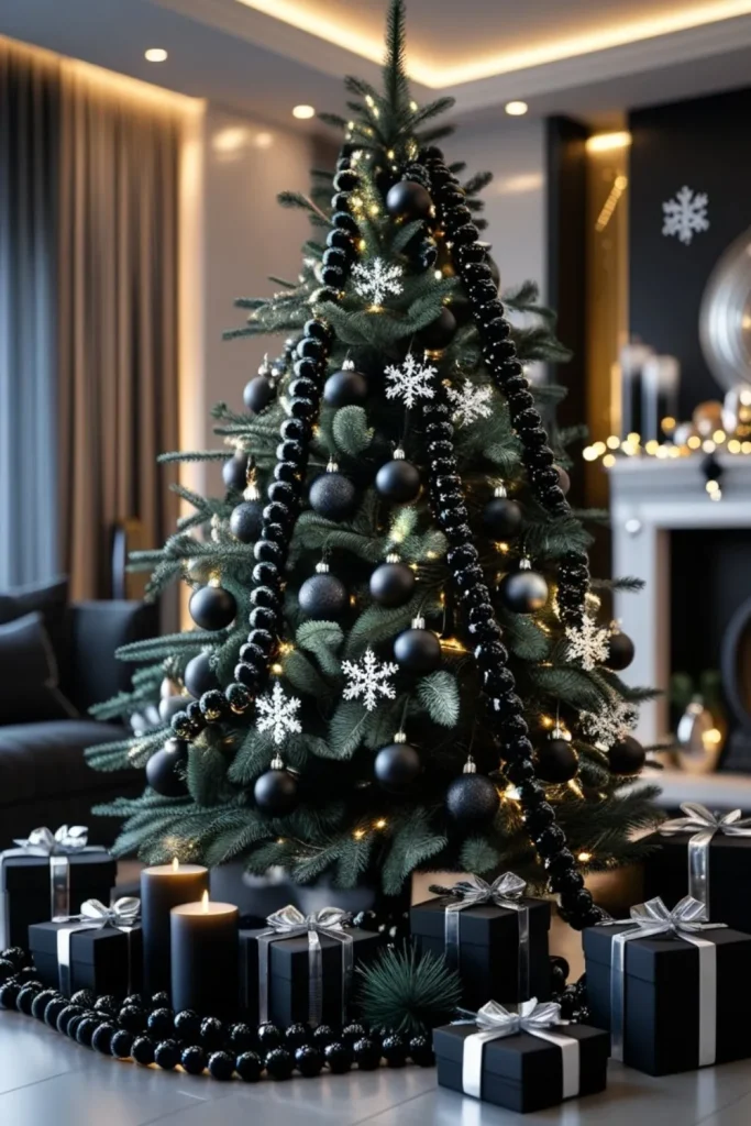 Black Beaded Garland