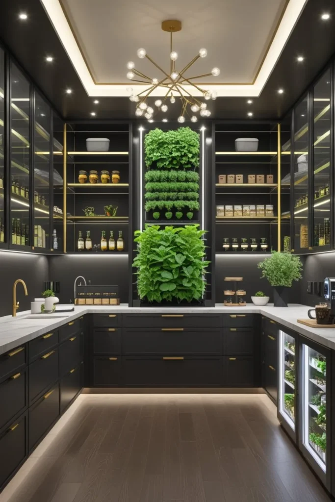 16 Pantry-for-food ideas 2026 to Revolutionize Your Kitchen Storage 9 Pantry with Integrated Herb Garden