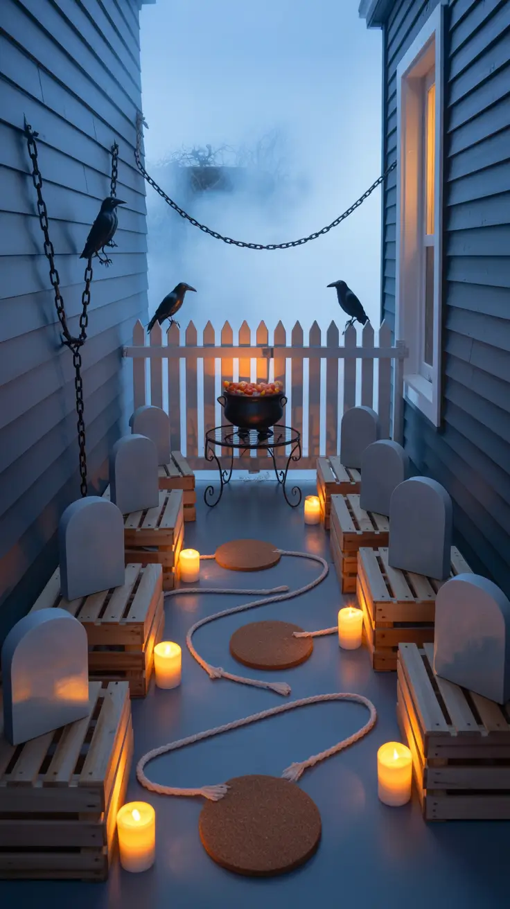 DIY Graveyard Porch Decorations
