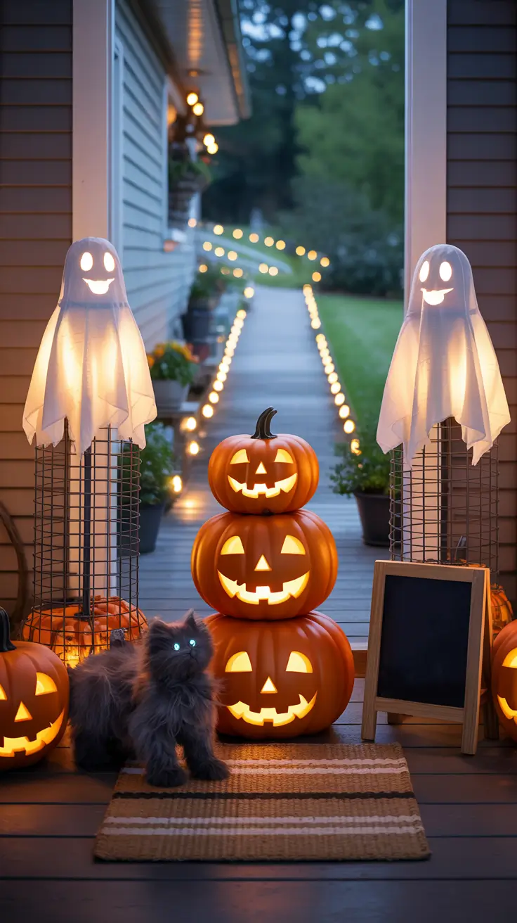 Kid-Friendly Halloween Porch
