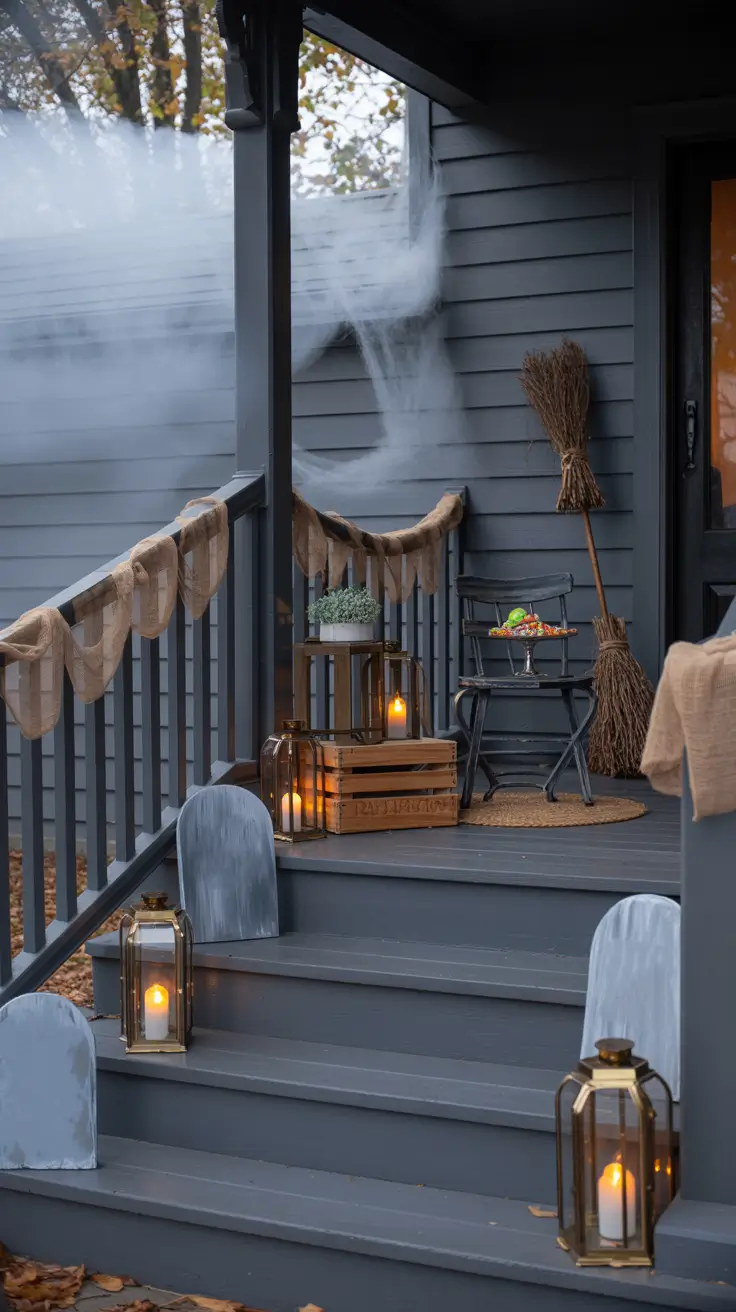 Budget DIY Halloween Porch