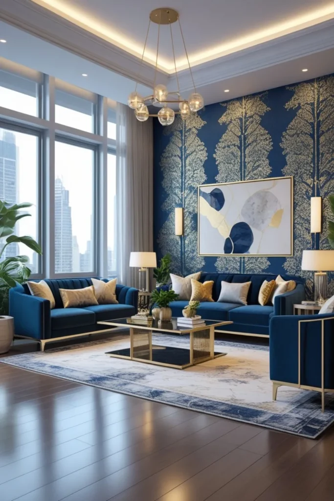 Statement Wall with Peel-and-Stick Wallpaper