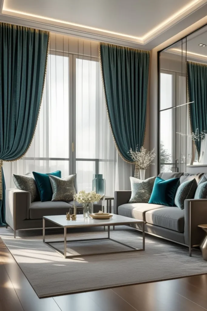 Coordinated Curtains & Cushions