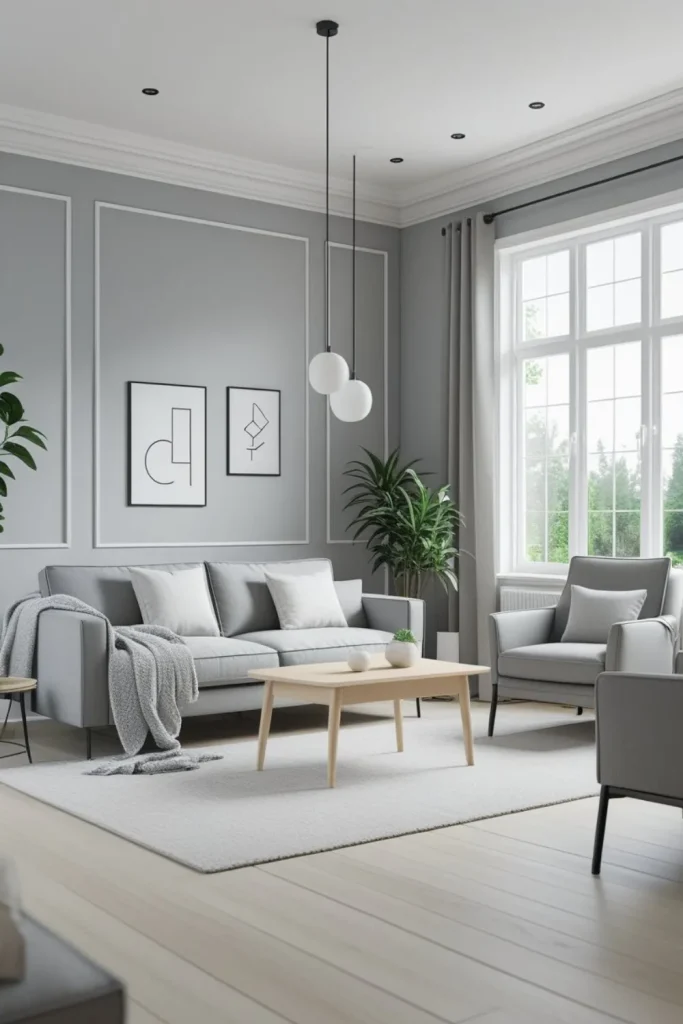 Scandinavian Minimalist Gray