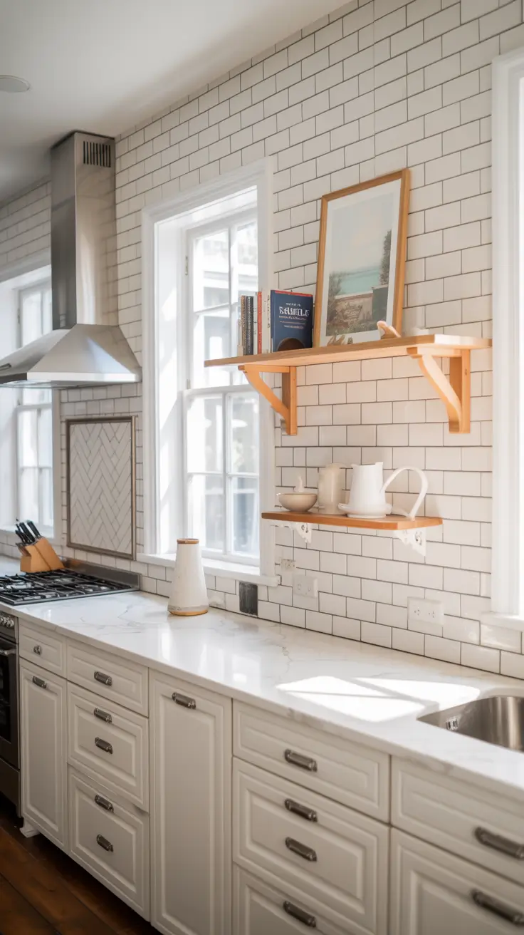 Handmade Subway Tile Backsplash