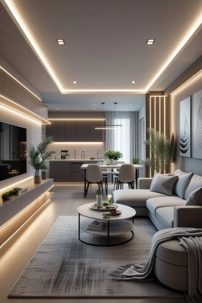 LED Strip Lighting for Ambient Glow