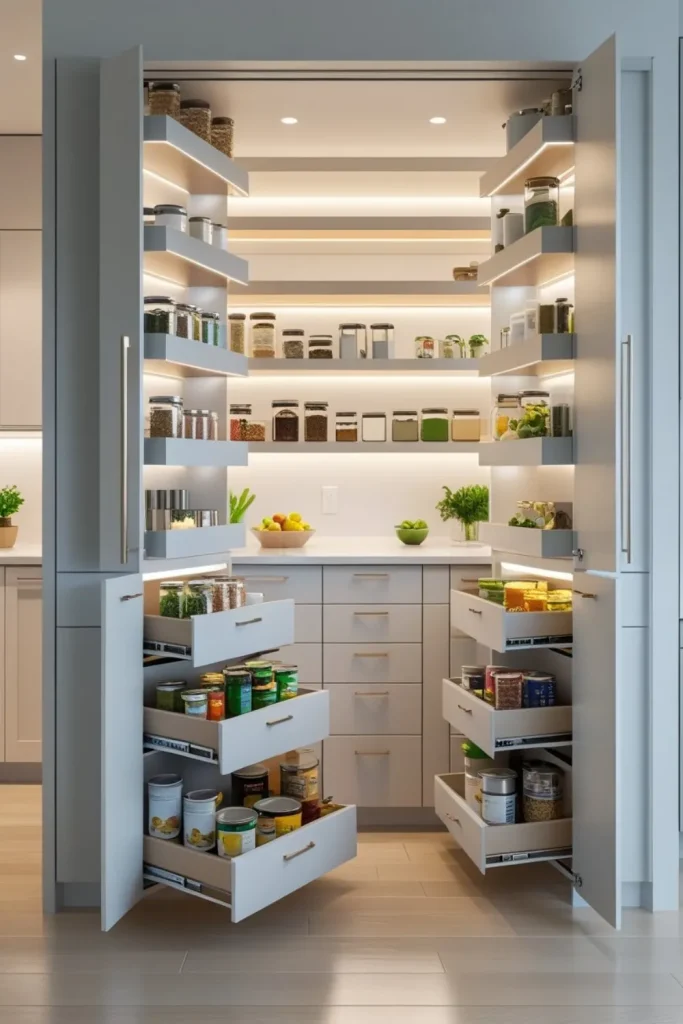 Pull-Out Drawers for Pantry