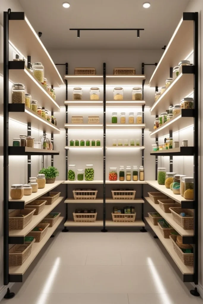 Adjustable Shelves for Pantry