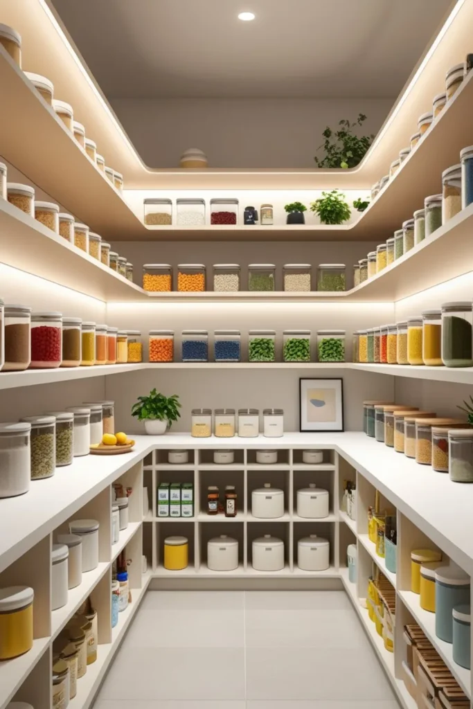 Color-Coded Pantry Organization