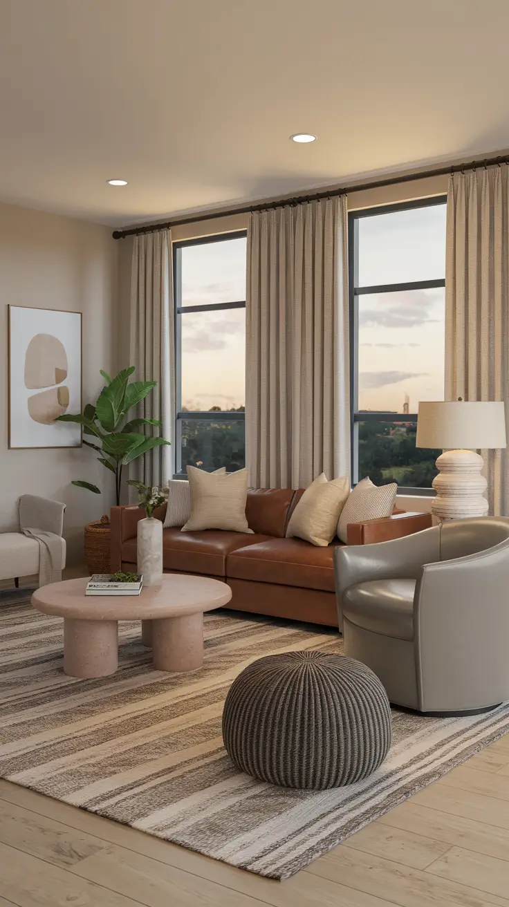 Cozy Contemporary Living Room