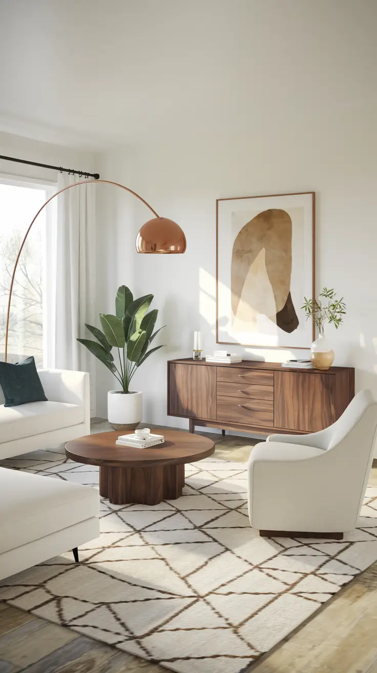 Mid-Century Modern Contemporary Living Room