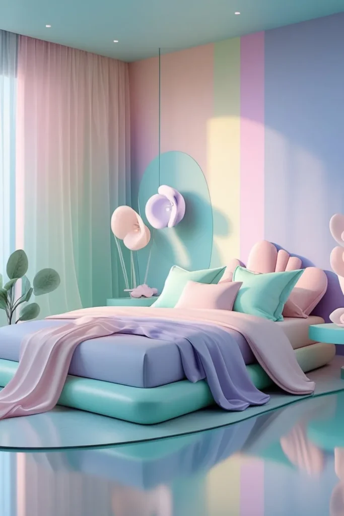 Pastel Gradient Walls for Soft Surrealism