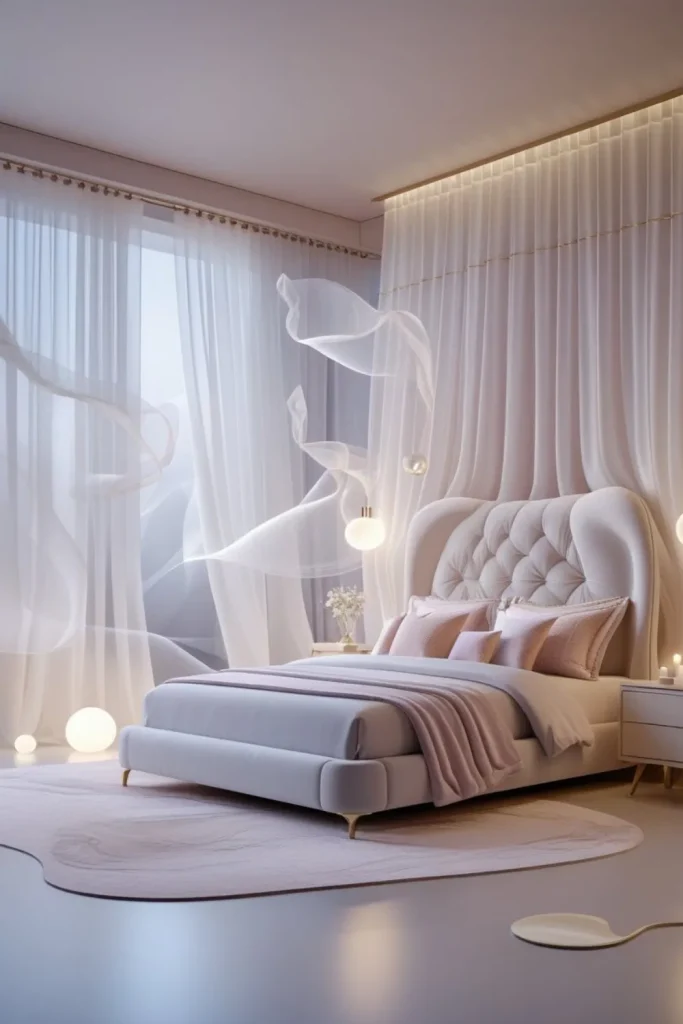 Whispering Curtains for Ethereal Movement