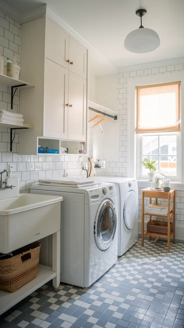 Top Loader Laundry Room Layout