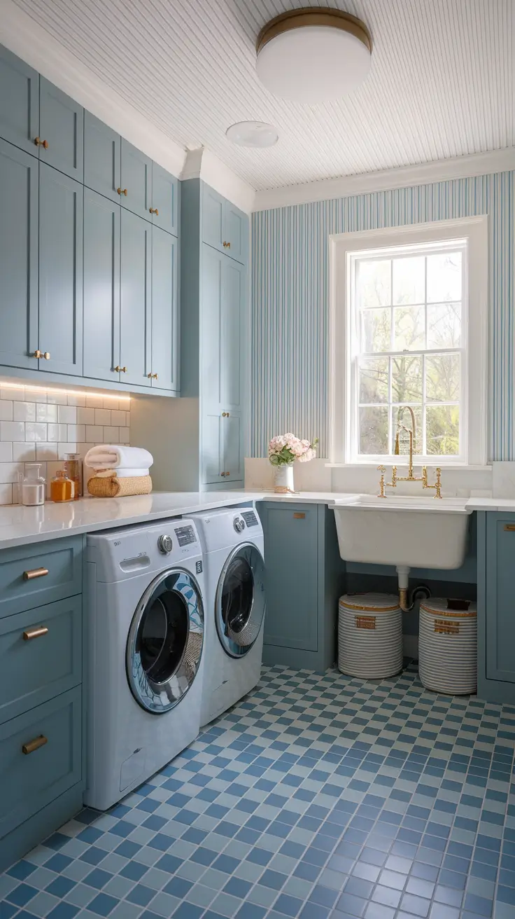 Blue Laundry Room Ideas
