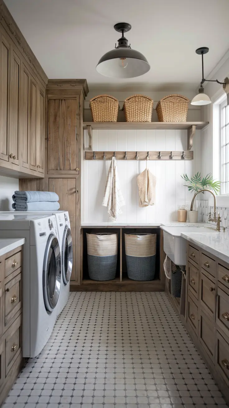 Rustic Farmhouse Laundry Room