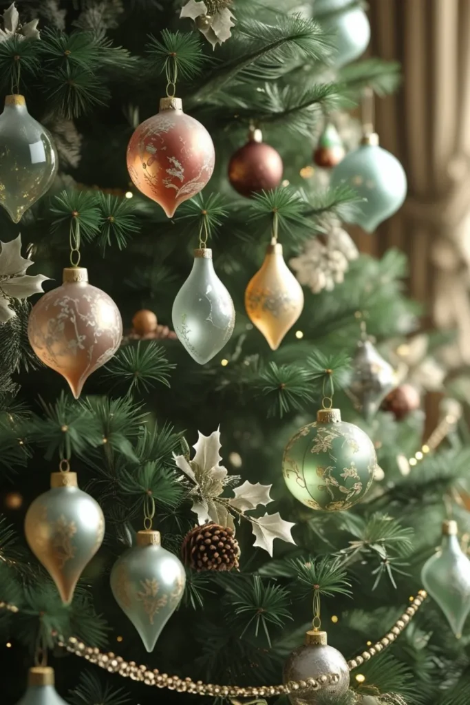 Delicate Antique Glass Ornaments