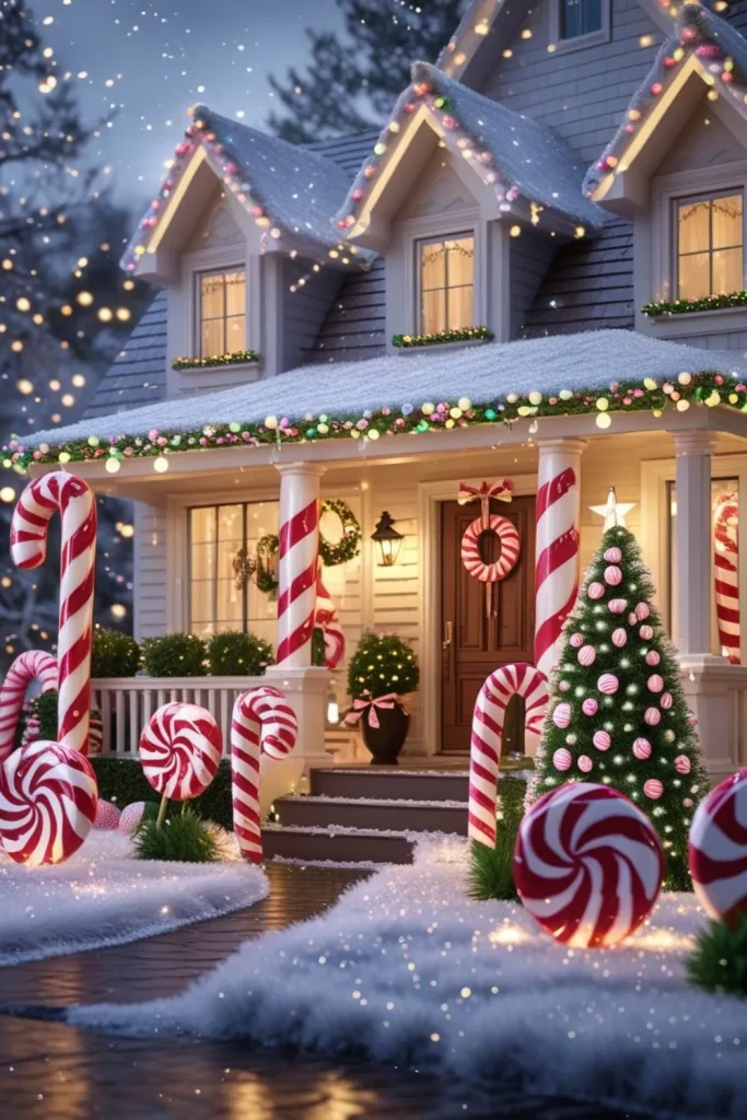 Whimsical Candy Cane Wonderland Whimsical Candy Cane Wonderland