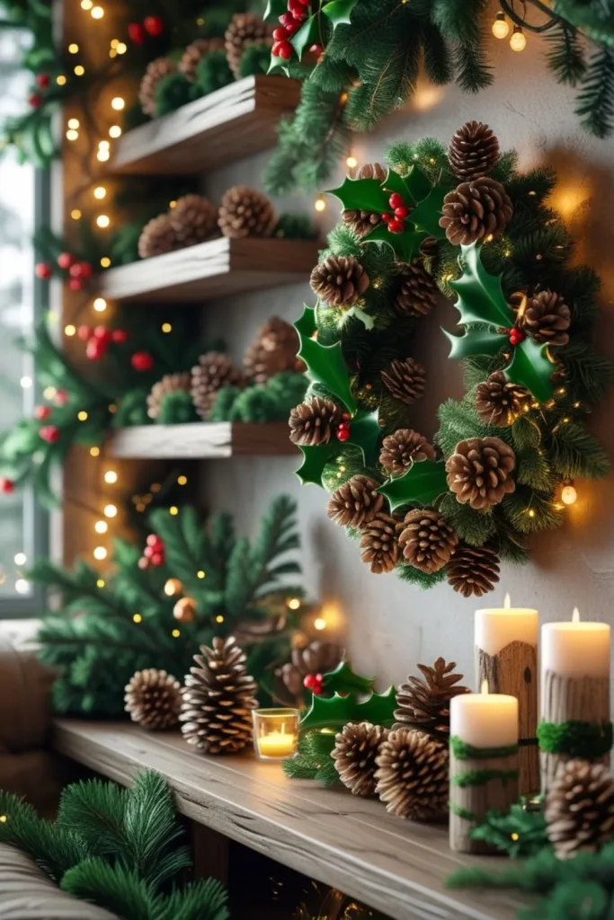 Nature-Inspired Pinecone & Greenery Style Nature-Inspired Pinecone & Greenery Style