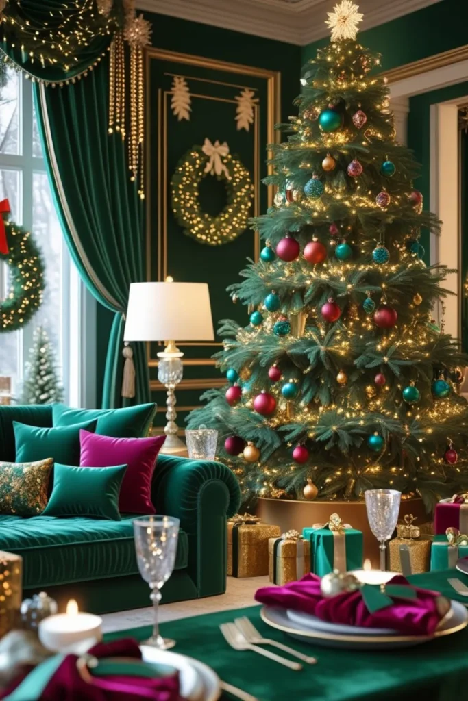 Luxurious Velvet & Jewel-Toned Décor Luxurious Velvet & Jewel-Toned Décor