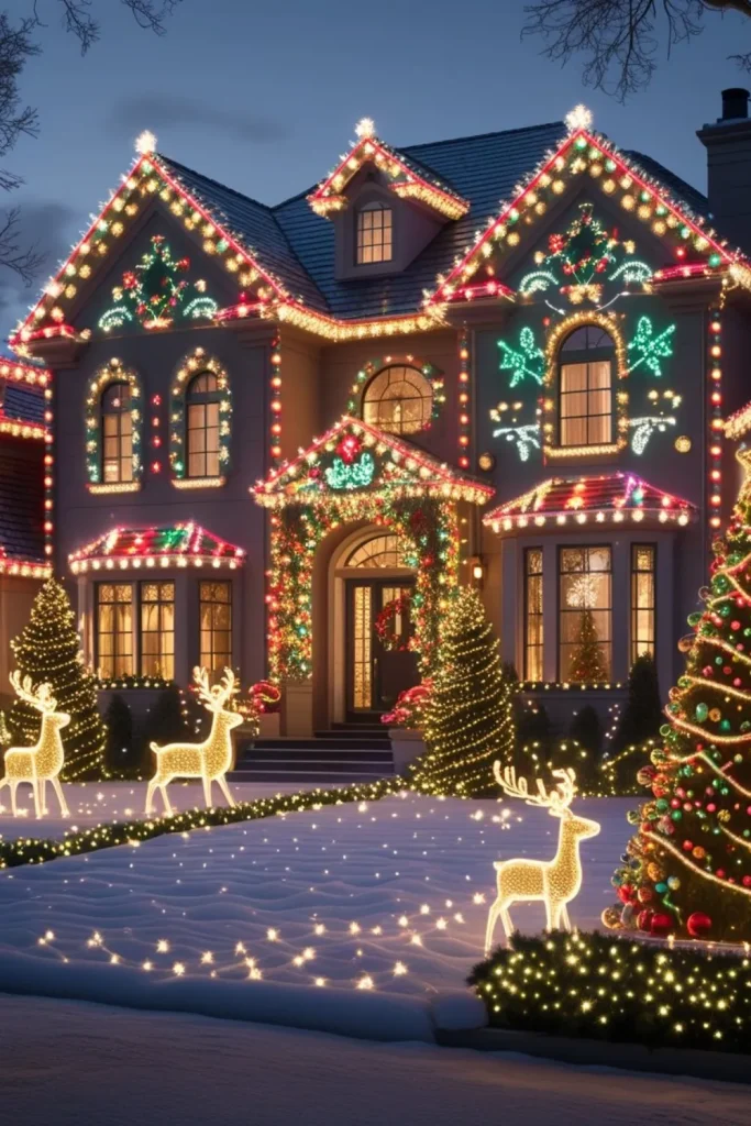 Extravagant Outdoor Light Show Extravagant Outdoor Light Show