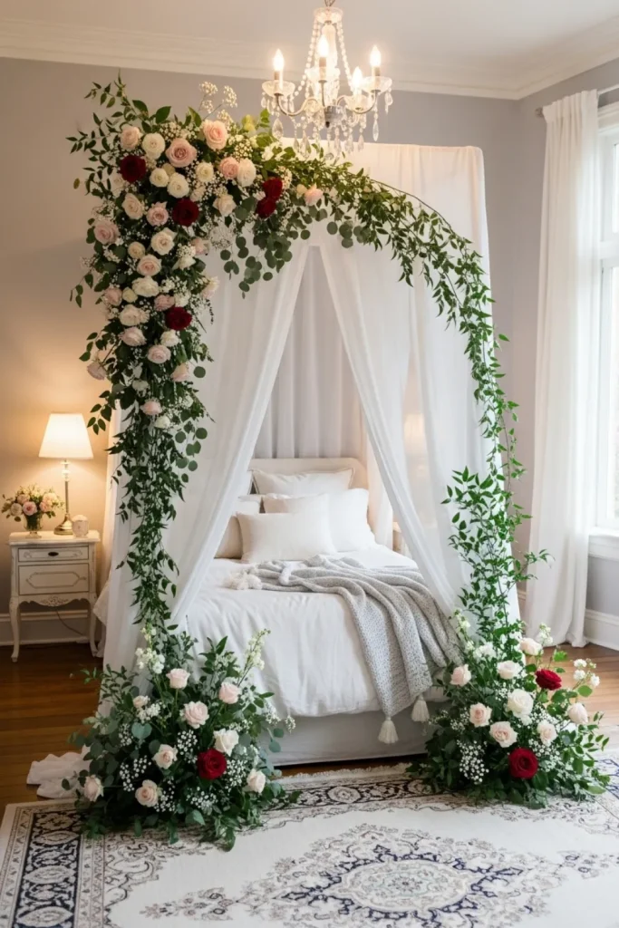 Floral Canopy Bedroom