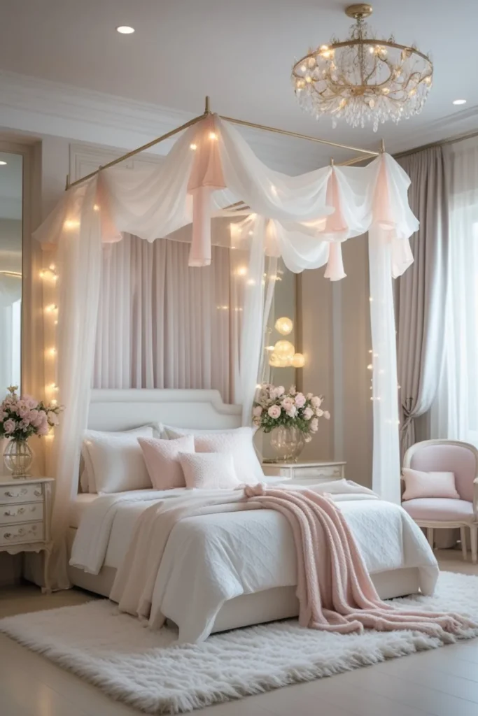 Chiffon Canopy Bedroom