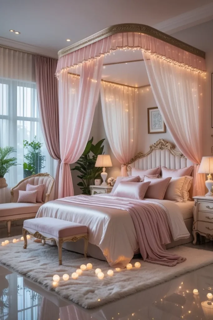 Silk Canopy Bedroom