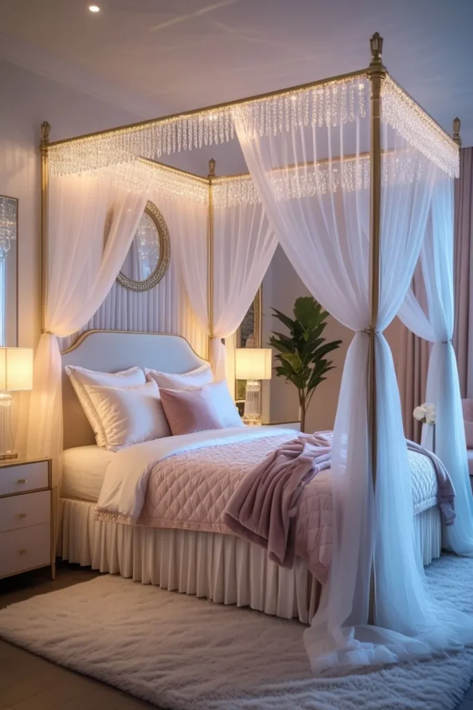 Crystal Canopy Bedroom