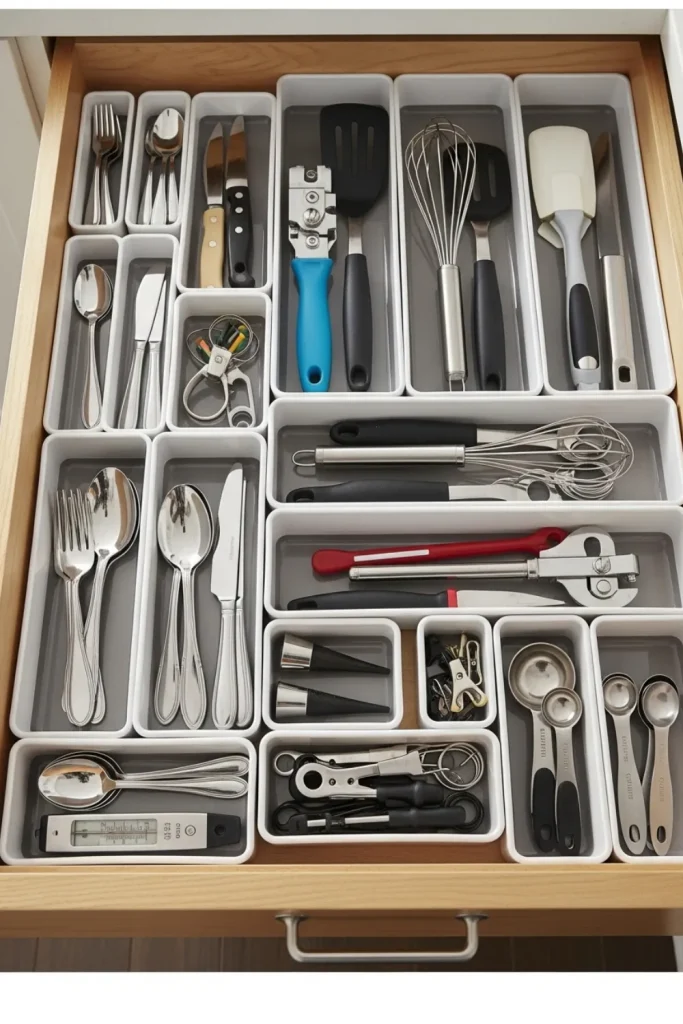 Dollar Store Drawer Dividers