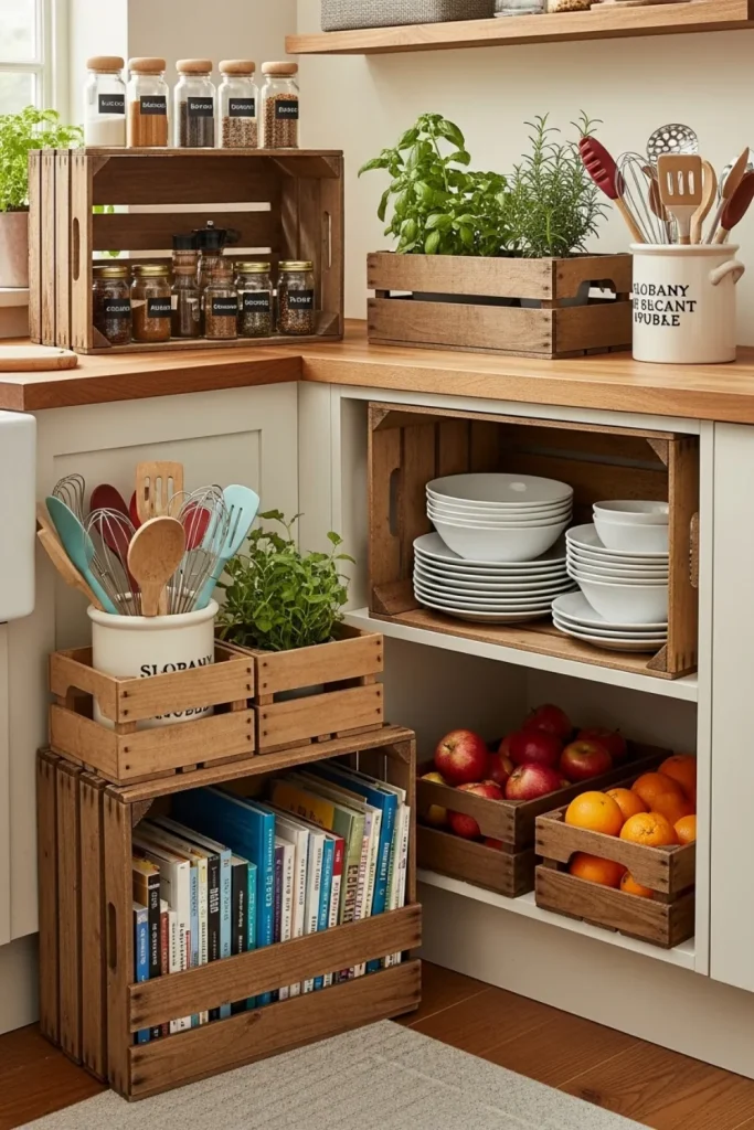 Repurposed Wooden Crates