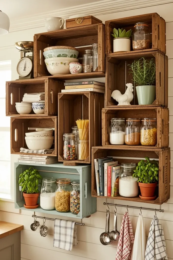 Pull-Out Baskets in Cabinets