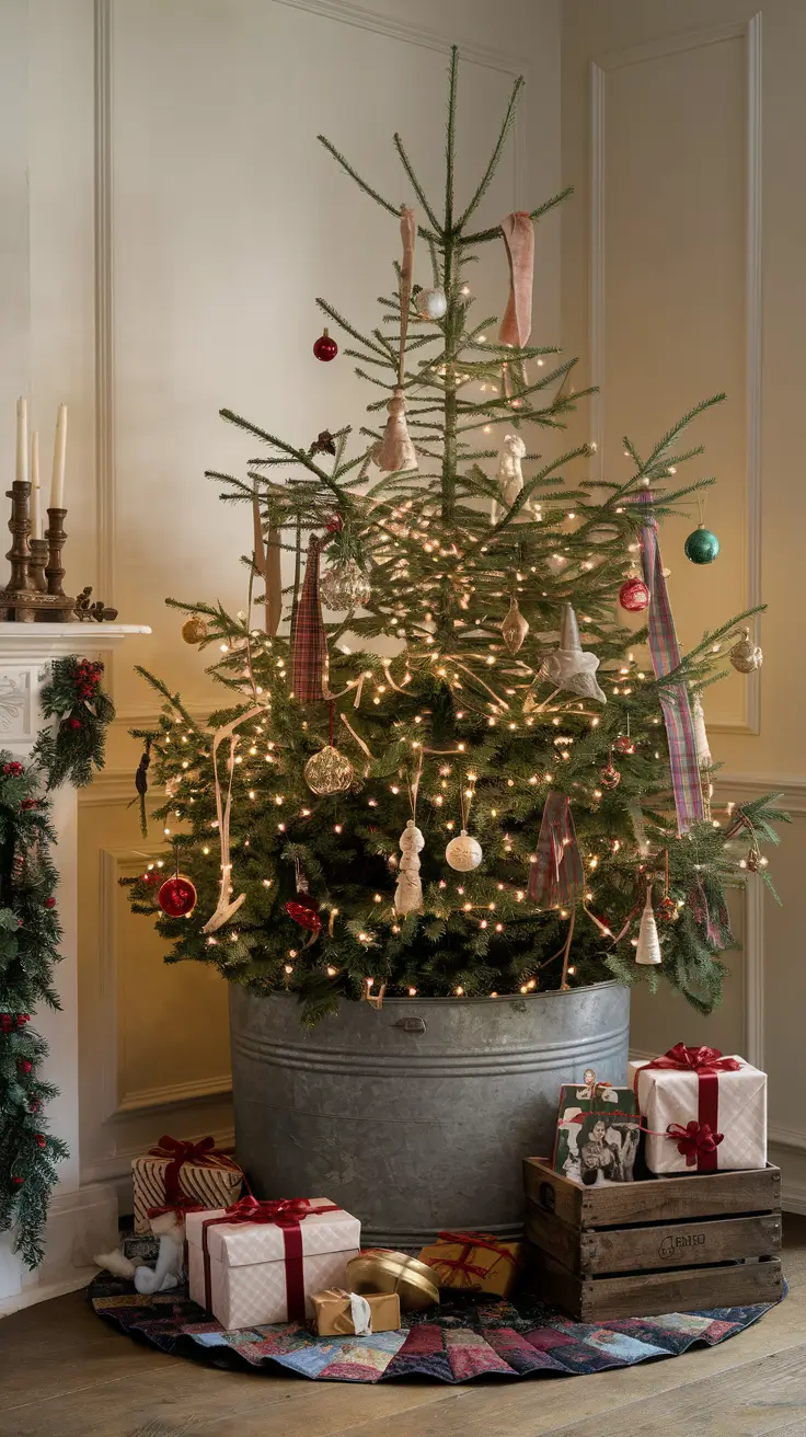 Classic Vintage Christmas Tree Decor