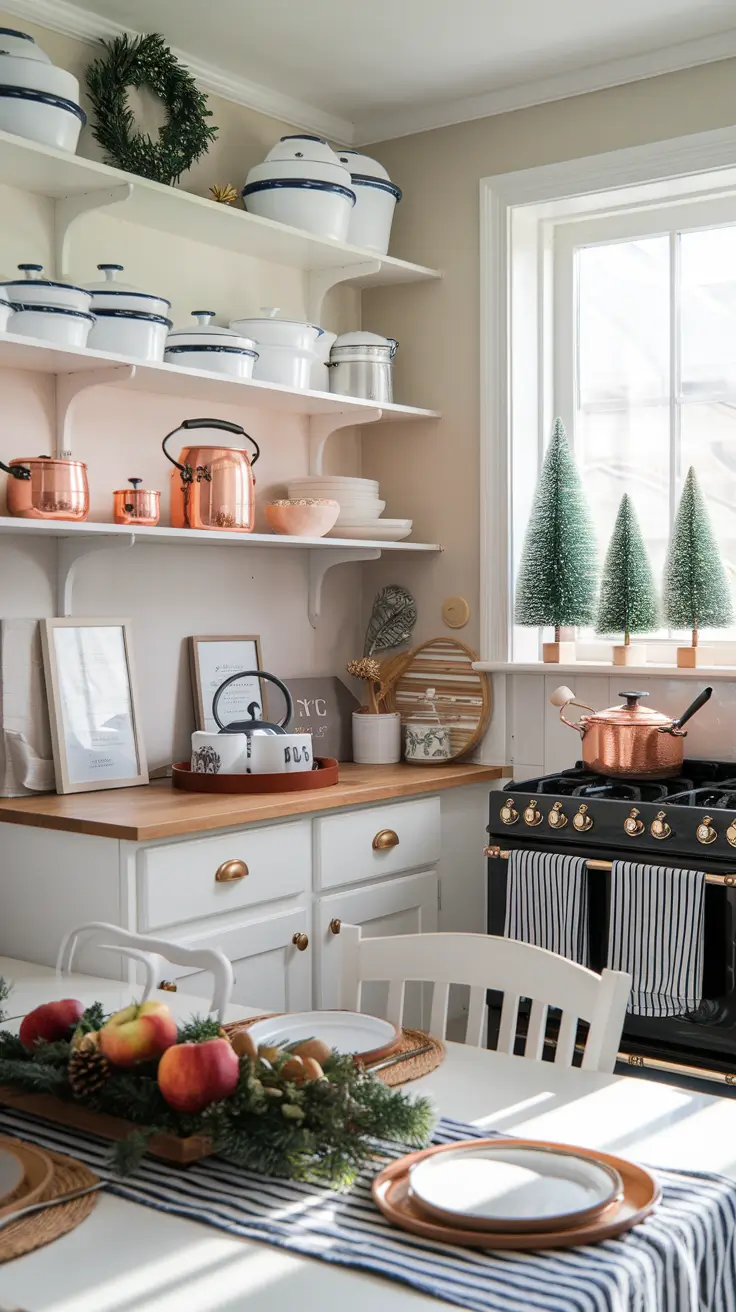 Vintage Kitchen Christmas Decor